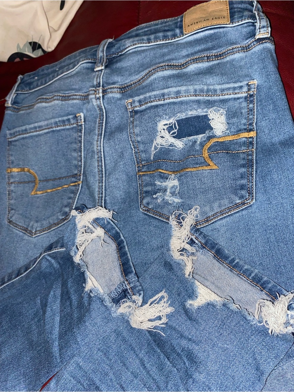 American Eagle Distressed Jegging